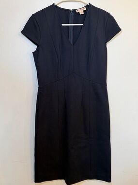 Brooks Brothers Red Fleece Sheath Dress Short Sleeve Navy Size Small